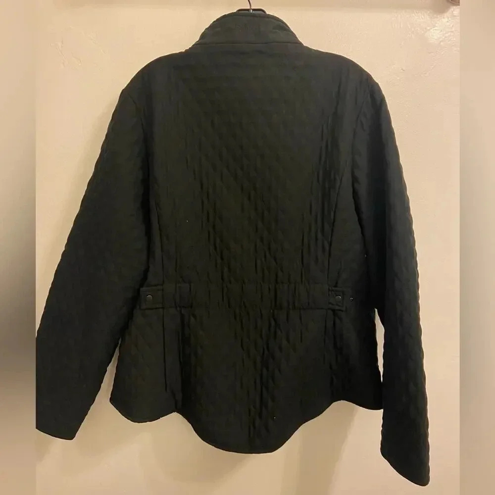 Barbour Quilted Utility Jacket - Olive - image 2